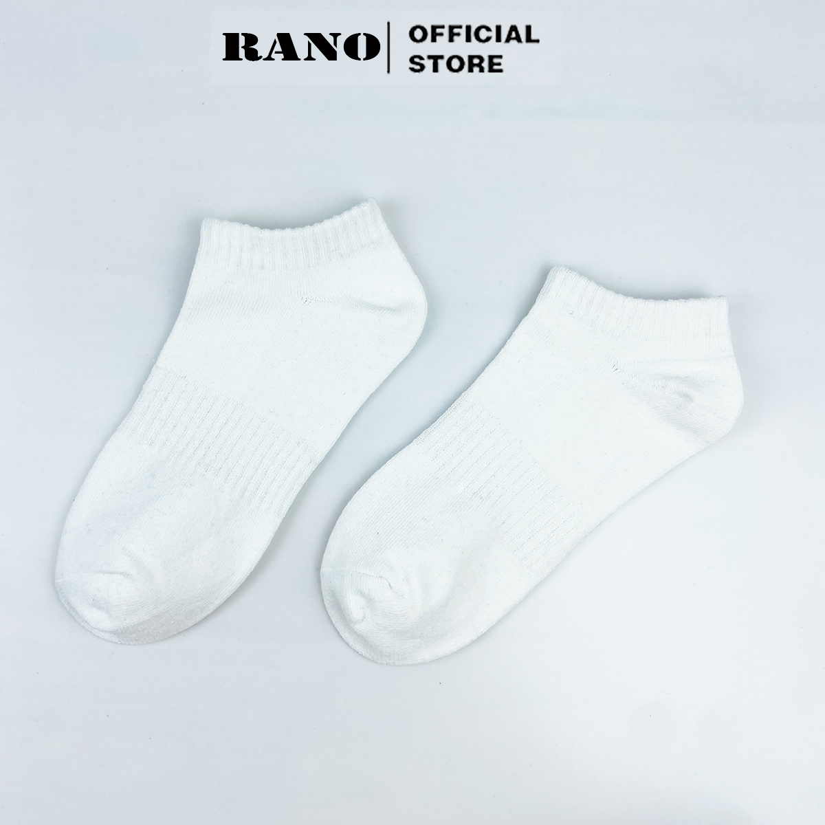 Tất trơn nam nữ cổ ngắn trắng đen chất liệu cotton cao cấp thoáng mát chuẩn xuất khẩu TRON_NG