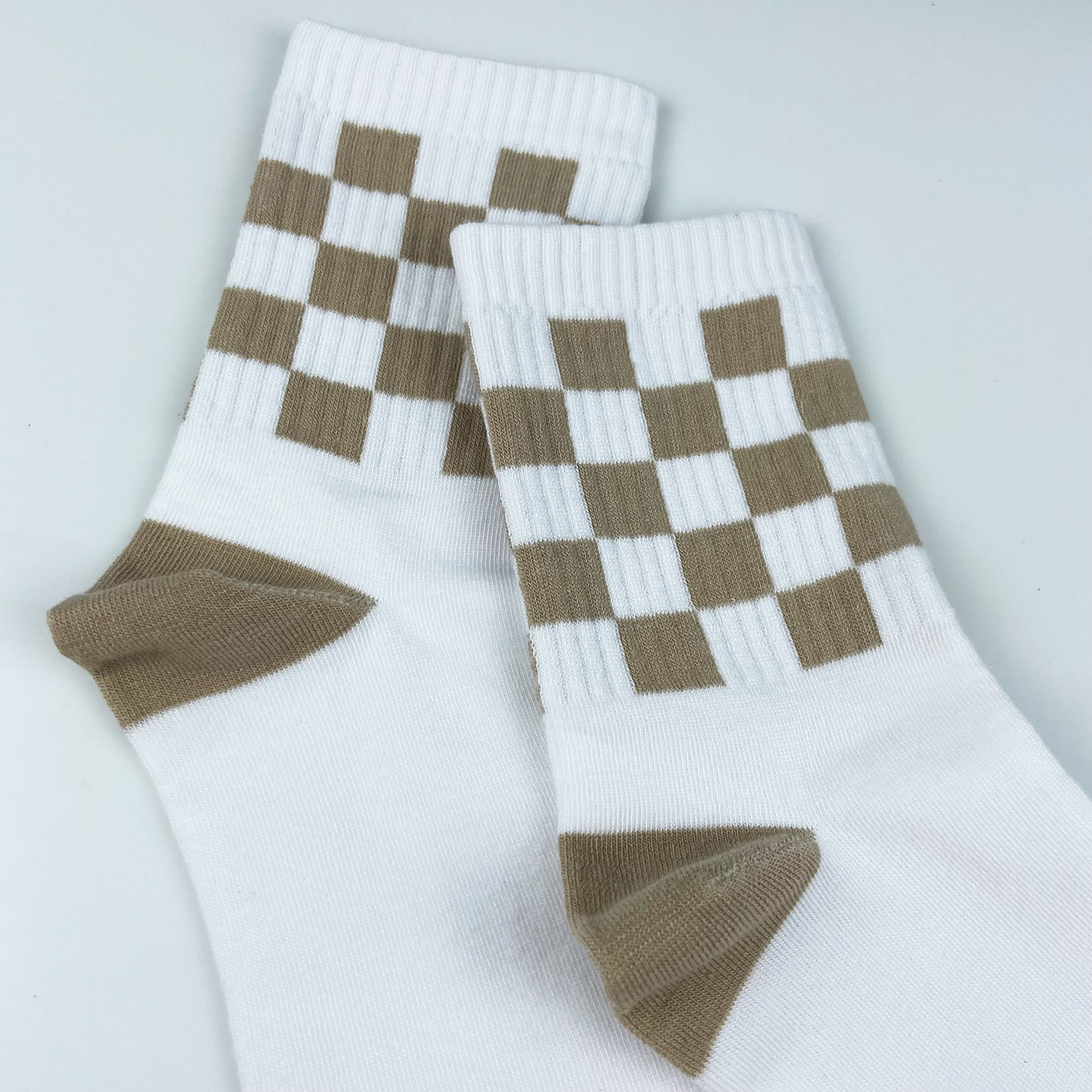 Tất vớ nam nữ cổ cao RANO thể thao trắng nâu hồng xanh sọc ca rô Unisex thời trang Hàn Quốc SOC_CARO