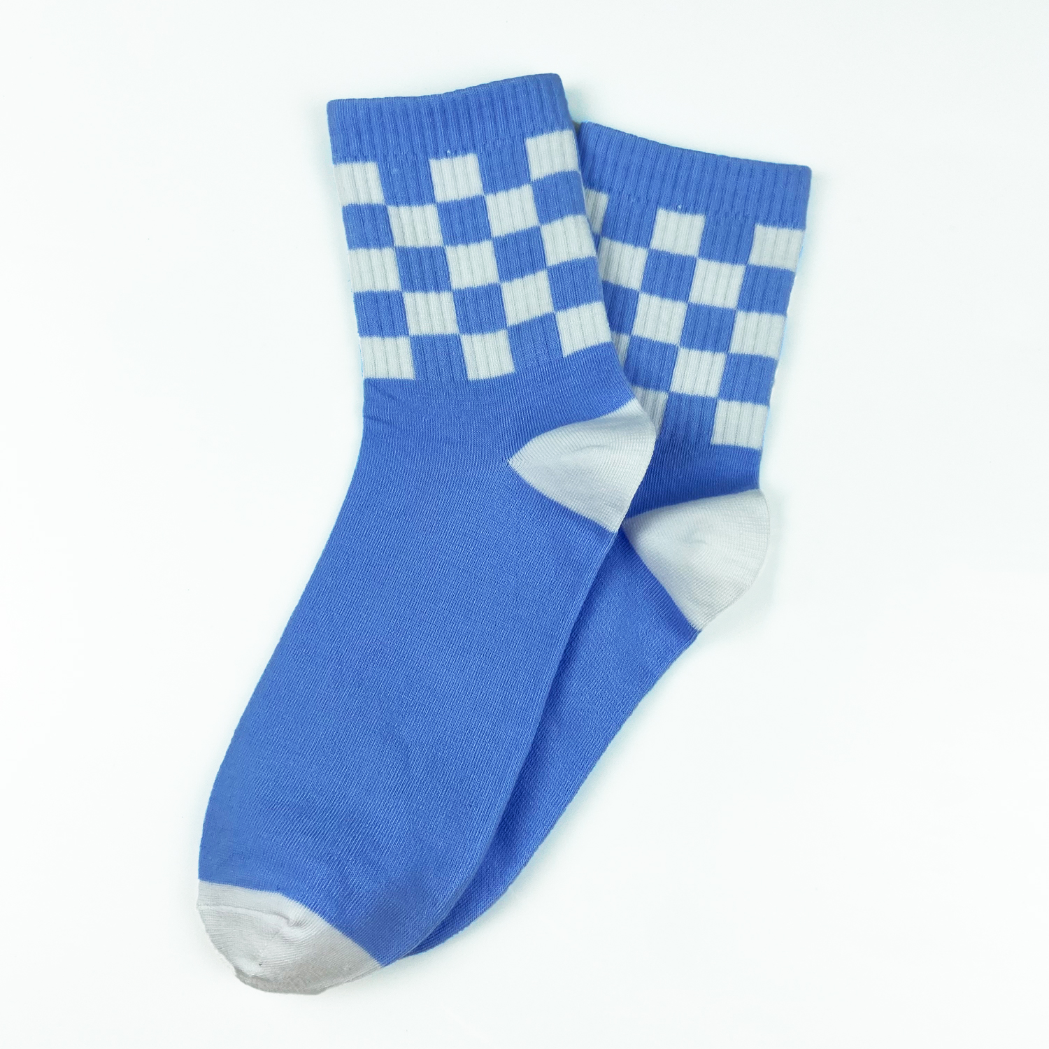 Tất vớ nam nữ cổ cao RANO thể thao trắng nâu hồng xanh sọc ca rô Unisex thời trang Hàn Quốc SOC_CARO